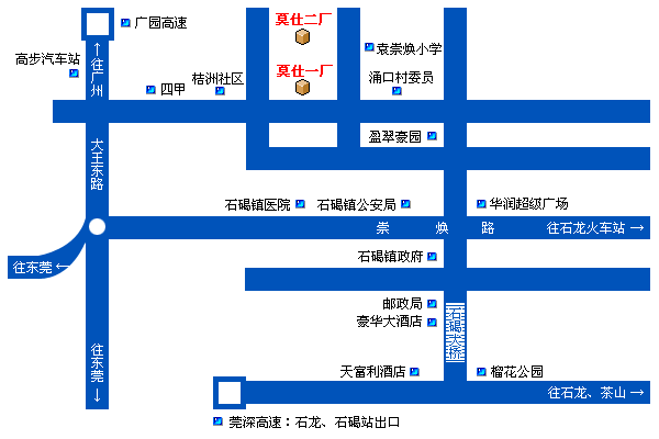 公司方位示意图怎么画图片